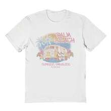 Social Collective Palm Beach Graphic Cotton Unisex T-Shirt - trắng - Xem 1