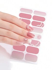 Mahonie Nieuwe Japanse En Zuid-Koreaanse Nagelsticker Waterdichte Nagelolie Film Warm Geverfd Online Rode Ins Nagelsticker Mix Ontwerpen Rode Nagellak Strips Met 1pc Nagelvijl Set Nagelkleur Strips Gel Nagel Wraps Voor Vrouwen Gel Nagelkunst Stickers Decals Manicure Kit Rode Serie Nagellak Stickers