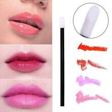 50pcs/Set Disposable Lip Brush Lip Gloss Applicator Makeup Beauty Tools Kit - Multicolor - View 2