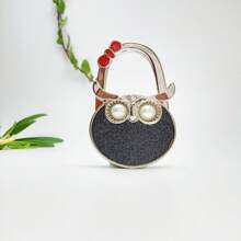 Sparkling Pink Owl Shaped Hanging Hook, Bag Hanger, Craft & Gift Item - Multicolor - View 8
