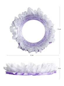 Base Support For Alexa Echodot Speaker Type Impremli Crystals - Translucent/Purple - View 9