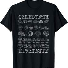 Celebrate Diversity Types Of Cheese _ Cheese Gift Unisex T-Shirt - 黑色 - 查看 1