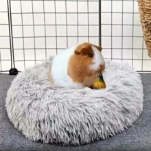 1 pieza Nido de mascota pequeña ultra suave y acogedor - Cama de dormir cálida para hámster, Cama de dormir de jaula premium con relleno aislante, Suministros perfectos para el invierno, Cuidado y confort de hábitat cálido de invierno para hámsters grandes, cobayas y animales pequeños como regalo de Navidad/Halloween/Año Nuevo - Multicolor - Ver 13