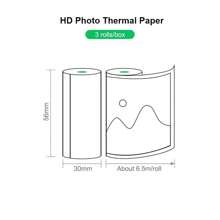 Mini Printer Thermal Papers Grayscale HD Photo Thermal Paper For Instant Camera Refill Print Paper Mini Printer Camera Accessories - Multicolor - View 5