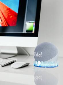 Base Support For Alexa Echodot Speaker Type Impremli Crystals - Translucent/Purple - View 7