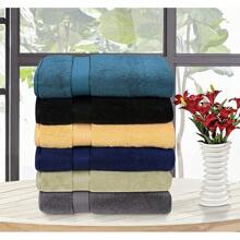 Ultra Soft 8-Piece Towel Set -% Ring Spun Cotton, 2 Oversized Bath Towels 27x54, 2 Hand Towels 16x28, 4 Wash Cloths 13x13 - Daily Use, Hotel & Spa - Olive Green, Luxury Towel Set - 黃色 - 查看 6