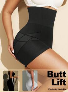 1pc Women Waist Trainer Slimming Shaper, Seamless Sculpting Tummy Control & Butt Lifting Pants