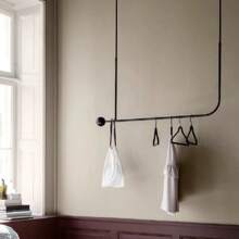 A Minimalist Ceiling Iron Art Hanger Aesthetic Design Reasonable Use Of Space Does Not Occupy The Ground With Lifting Function Use Of Home Entrance Room Living Room Homestay Clothing Store