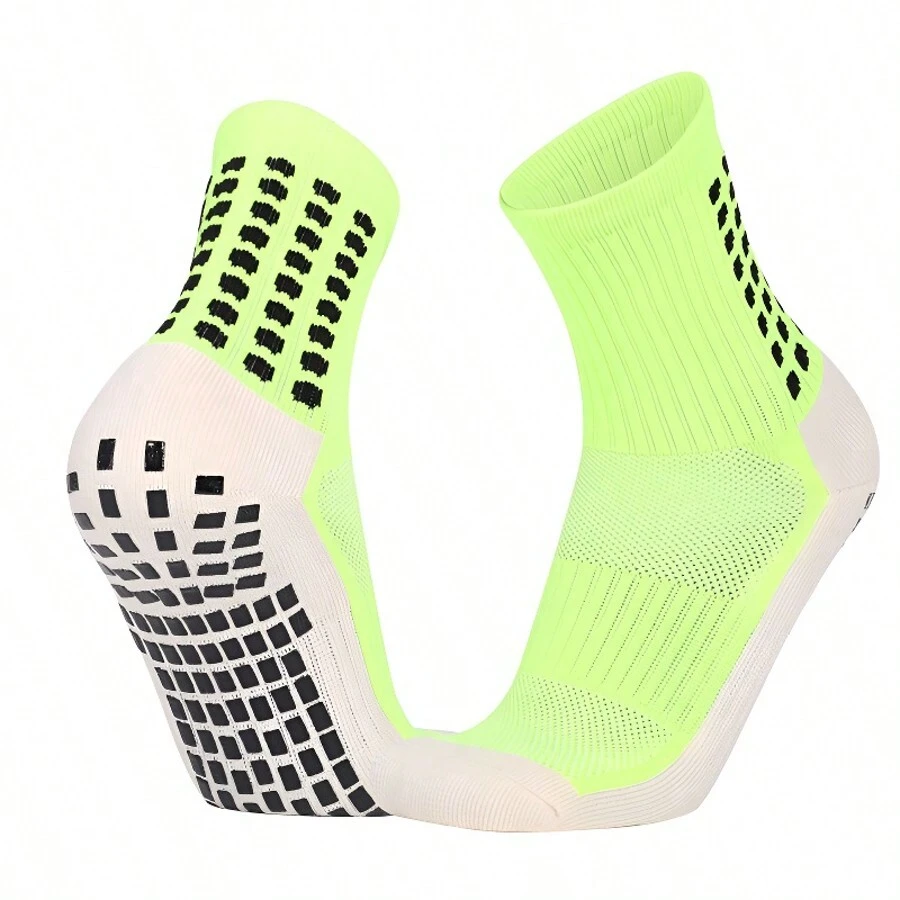 Men's Compression Sock Kit High-Top Anti-Slip Football Cotton High Quality Ventilation - Mint Green - View 1