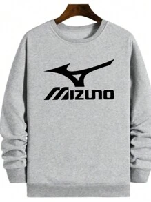 Unisex Crew Neck Sweatshirt Hoodless Top - 灰色 - 查看 2
