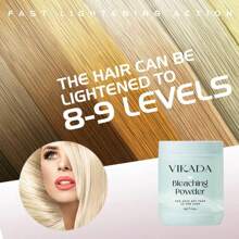 超高品质 9 级染发剂 不易褪色 高效漂白粉 适合头发