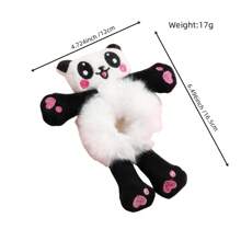 1 pieza/Set Coleteros de pelo esponjoso para niños, accesorios para el cabello de peluche para otoño/invierno
