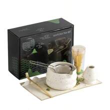 Must-Have 4/7-Piece Japanese Ceramic Matcha Bowl Set For Passionate Matcha Enthusiasts Back To School - Multicolor - View 8