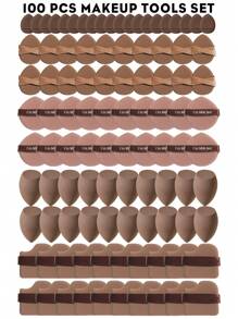 5/10/20/30/40/50/60/80/100PCS Makeup Tools Set Including:10PCS Makeup Sponges For Liquid Makeup+10PCS Mini Makeup Sponges For Liquid Makeup+10PCS Triangle Powder Puffs For Loose Powder And Makeup Setting+10PCS Air Cushion Powder Puffs For Facial Makeup+10PCS Mini Air Cushion Powder Puffs For Facial Concealer Makeup,Makeup,Cheap,Room Decor,Vanity,Travel,Bedroom,Makeup Accessories,Puff,Makeup Blender,Powder Puff,Makeup Sponge,Cheap,Stocking Stuffers,Makeup,Makeup Tools,Cheap Stuff,Gifts,Gifts For Women,Christmas Gifts - 彩色 - 查看 15