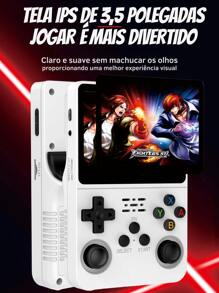 R36S Portable Console + 15,000 Games Video Game 64g Linux 3.5 Inch IPS Screen - màu đen - Xem 4