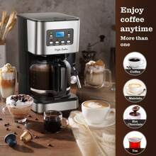 Filter Coffee Machine With Programmable 24hr Timer, Keep Warm & Fast Brewing, Reusable Filter, Anti-Drip & Self Clean Function, 1.5L - Darcy - 英規插(220-240V) - 查看 5