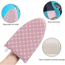 1Pc Steamer Strijkhandschoen, Draagbare Handheld Mini Stoomstrijkplank, Waterdichte Anti-Stoomhandschoen Met Vingerlus, Hittebestendige Complete Zorg Beschermende Kleding Stoomhandschoen, Cadeau Voor Vrouw Moeder