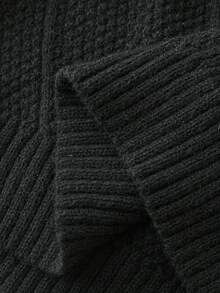 Áo len dài nữ Freeform Spring, màu trắng, đen, hồng, nâu, thời trang tối giản, công sở, đi làm, thanh lịch, đi nghỉ mát, cao cấp, đa năng, tôn dáng, áo kiểu Hàn Quốc dễ thương, phong cách Hàn Quốc. - Đỏ và đen - Xem 5