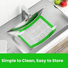 Set Of 4 Reusable Macaron Cookie Sheet Baking Mats 0.75mm - 2 Half Sheets And 2 Quarter Sheets - Non Stick Baking Mats For Cookie Sheets - Cookie Sheet Liner, Macaron Mats - Green, Red, Orange