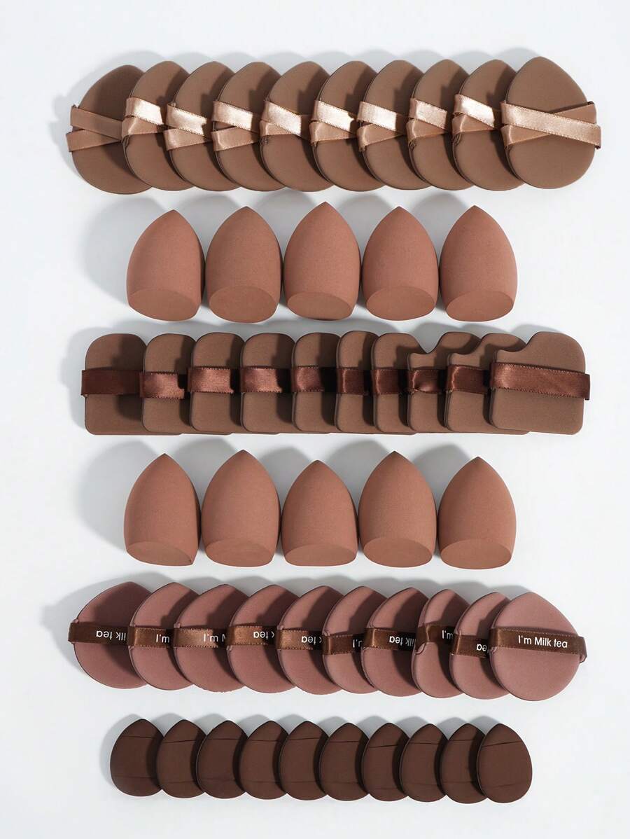 5/10/20/30/40/50/60/80/100PCS Makeup Tools Set Including:10PCS Makeup Sponges For Liquid Makeup+10PCS Mini Makeup Sponges For Liquid Makeup+10PCS Triangle Powder Puffs For Loose Powder And Makeup Setting+10PCS Air Cushion Powder Puffs For Facial Makeup+10PCS Mini Air Cushion Powder Puffs For Facial Concealer Makeup,Makeup,Cheap,Room Decor,Vanity,Travel,Bedroom,Makeup Accessories,Puff,Makeup Blender,Powder Puff,Makeup Sponge,Cheap,Stocking Stuffers,Makeup,Makeup Tools,Cheap Stuff,Gifts,Gifts For Women,Christmas Gifts - 彩色 - 查看 1