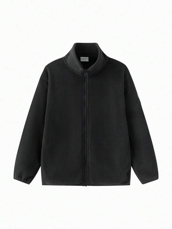 Balabala Veste polaire pour garçons et filles, vêtements d'extérieur antistatiques parent-enfant printemps / automne