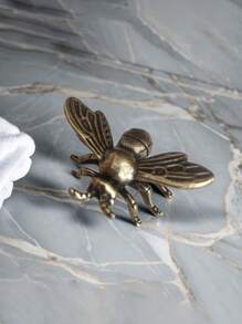 1/2 件手工黄铜蜜蜂雕像 - 艺术家居和办公室装饰，非常适合卧室展示和收藏工艺品，理想的节日礼物，金属昆虫雕塑可用于办公桌和家居装饰，多功能节日装饰 - 彩色 - 查看 7