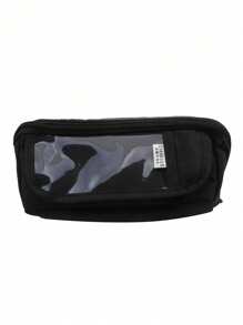 1Pc﻿ Large Capacity Pencil Case With A Magnetic Clasp For Office Stationery And Desk Storage - Multicolor - View 9