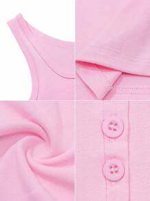Women's Solid Color Simple Daily Tank Top
