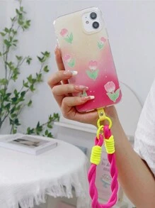 Pulsera-cordón anti-pérdida, correa de teléfono de color caramelo, regalo de cordón de teléfono para madres, familia, amigos, cumpleaños, fiestas, adorno de teléfono, cadena de teléfono - Multicolor - Ver 6