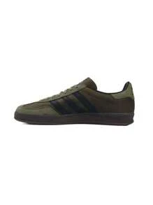 Adidas Gazelle Indoor Men's Sneakers Focus Olive / Core Black / Gum IH4772 - Focus Olive / Core Black / Gum - View 2