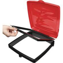 Wakeman Outdoors - Soporte para bolsas de basura, color verde, Azul, 1 - Rojo - - Ver 11