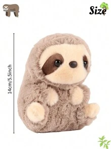 14 厘米/5.5 英寸仿真树懒毛绒玩具卡哇伊填充动物树懒玩偶玩具柔软毛绒玩具可爱树懒婴儿毛绒玩具适合青少年儿童生日礼物圣诞装饰情人节礼物新年家居装饰派对用品家居装饰万圣节装饰动物玩具、Squish Mellows、泰迪熊、圣诞节、毛绒玩具、玩偶、儿童泰迪熊、万圣节毛绒玩具