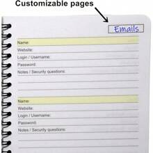 Mentor Creations My Password Book - 7" X 5" Quick Search Design Password And Private Code Journal (Green Marble, Regular) - Green Marble - View 6