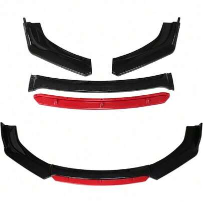 Car Front Bumper Lip Body Splitter Kit Vehicle Lower Front Spoiler Diffuser Body Protectors Car Protection Trims