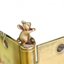 1 件磁性铰链头装饰，家居装饰铰链头磁性顶部装饰，适合动物爱好者（部分配件随机）