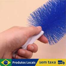 Escova De Ventilador Flexível Microfibra Removedor De Poeira Doméstica Limpeza Dobrável Ar Condicionado Obturador - Cinza - Visão 8