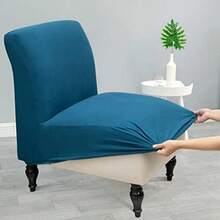 Dining Chairs - Azul pavo real - View 7