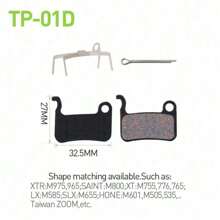 2 Pairs (4 Pcs) MTB Bicycle Hydraulic Disc Brake Pads For SHIMANO SRAM AVID HAYES Cycling Bike Part Semi-Metalli Disc Brake Pads