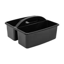 Rainaut 16 PCS Classroom Caddies With Handle, Classroom Storage Caddies Stackable Utility Caddies Space Saving For Schools, Homes, Offices, Black (9.3 * 8.9 * 3.5in) - Black - View 8