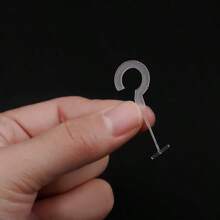 3000 Pieces Plastic J Hook Fasteners Clothing Tagging Fasteners Hanging Tag Fasteners For Tag Label, Standard Tagging Barbs, 3 Sizes, 1.5 Inch, 2.2 Inch, 2.8 Inch (1500)