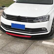 Car Front Bumper Lip Body Splitter Kit Vehicle Lower Front Spoiler Diffuser Body Protectors Car Protection Trims - 黑色 - 查看 7