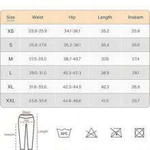 VOYJOY Workout Leggings For Women Tummy Control Butt Lifting Leggings High Waisted Cross Waist Gym Yoga Compression Pants