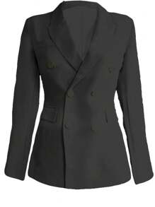 SACO ELEGANTE DE MODA - Negro - Ver 2