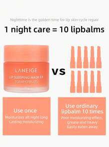 Laneige K-Beauty 20g 唇部睡眠面膜，滋养、保湿、维生素 C、穆鲁穆鲁油和乳木果油、抗氧化剂、脱皮、干燥的嘴唇、简单时尚实用的多功能、唇部护理、韩国彩妆、葡萄柚 - Grapefruit - 查看 7