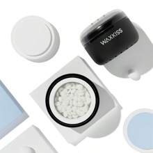 WAXKISS WAXKISS Mini Portable Nose And Ear Wax Heater Kit With 50g Hard Wax Beans And Post-Wax Wipes, Compact And Travel-Friendly, Professional Hair Removal Solution For Men And Women