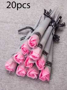 10pcs Soap Roses Artificial Rose Bouquet Petals Party Favour For Ladies, Girlfriends & Girlfriends, Suitable For Birthday, Wedding, Christmas, Holiday, Business Opening, Valentine's Day, Wedding, Birthday, Anniversary, Guest Gift, Bridesmaid Gift, Mother's Day, Father's Day