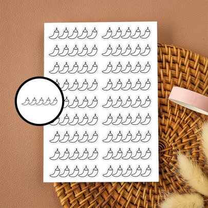 2 Pcs Funny Spicy Rating Planner Stickers, Steamy Book Ratings Planner Stickers, Spice Rating, Book Review Sticker, Reading Stickers,School Supplies,Back To School