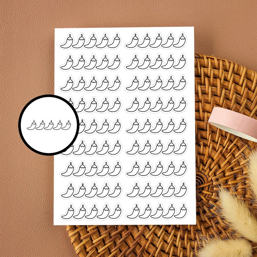 2 件趣味辣味评级计划贴纸、热门书籍评级计划贴纸、辣味评级、书评贴纸、阅读贴纸、学校用品、返校 - 彩色 - 查看 1