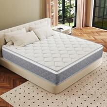 12/14 Inch Twin Full Queen King Mattress Medium Firm Hybrid Mattresses In A Box - 淺灰色 - 查看 3