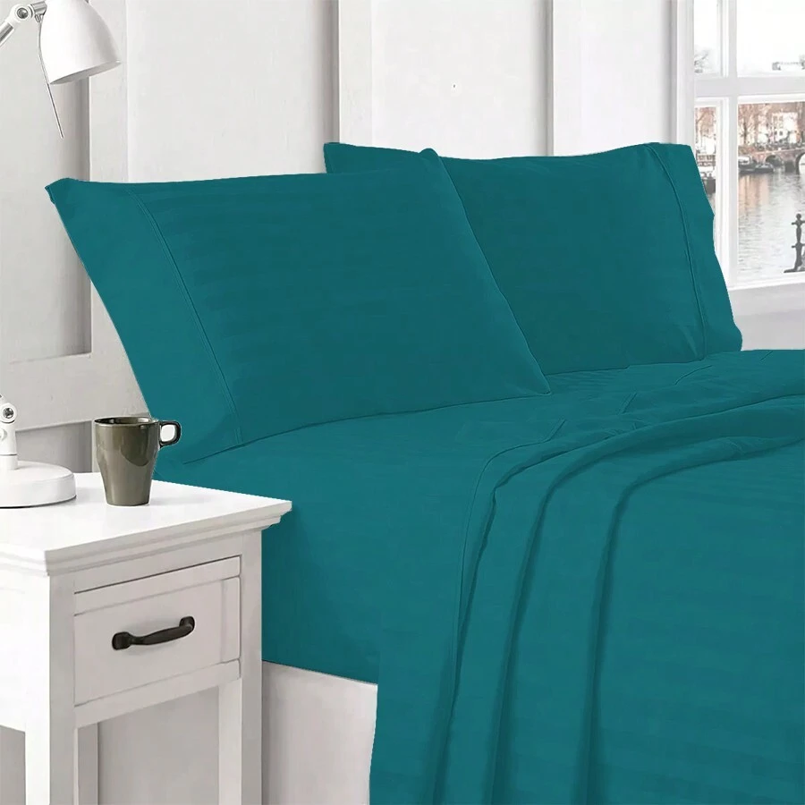 Cotton Touch Single Sheet Set, Ideal For Valentine's Day Gifts - 水鴨藍 - 查看 1